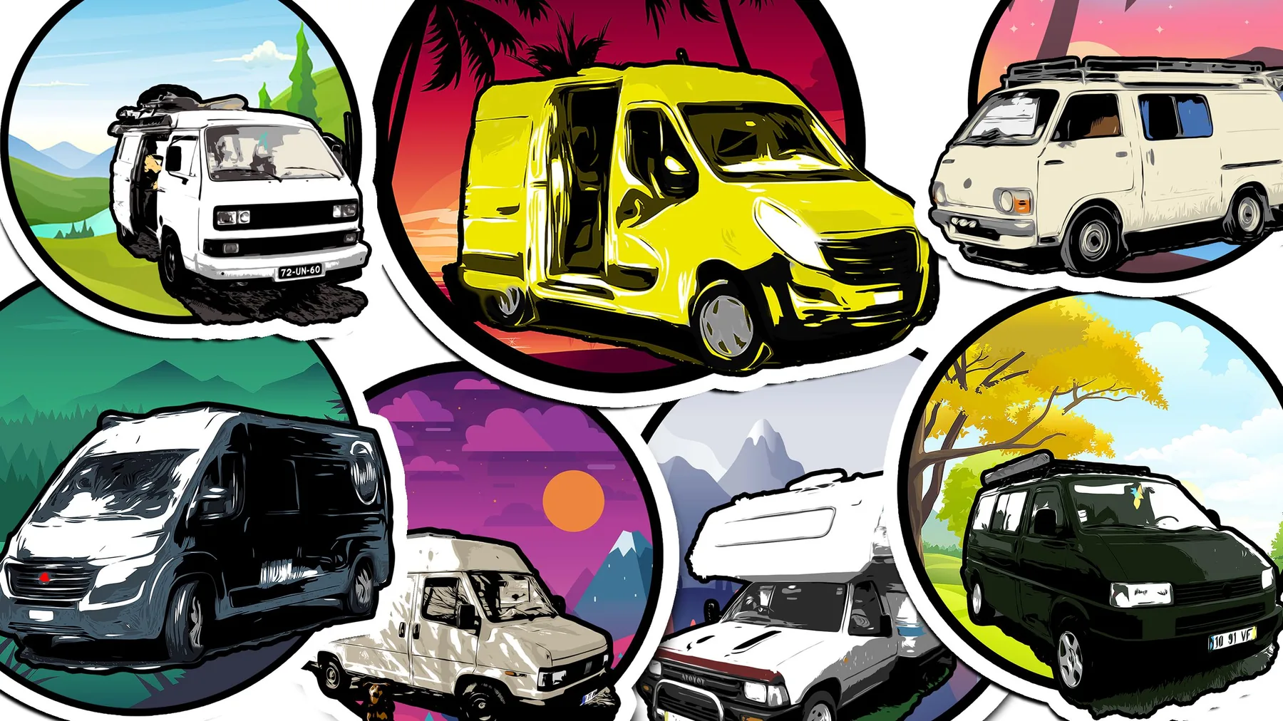 Be The Xception van-inspired illustration artwork