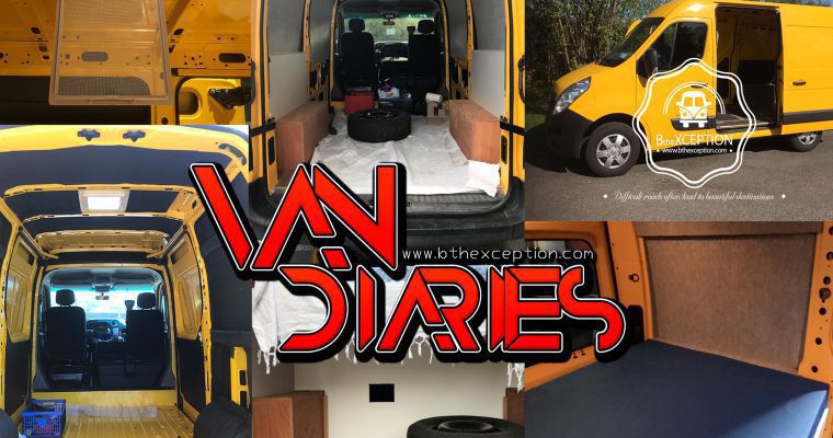 VAN CONVERSION DIARIES: CEILING, WALLS, BED AND FIRST STORAGE (DAY 7 TO DAY 12)